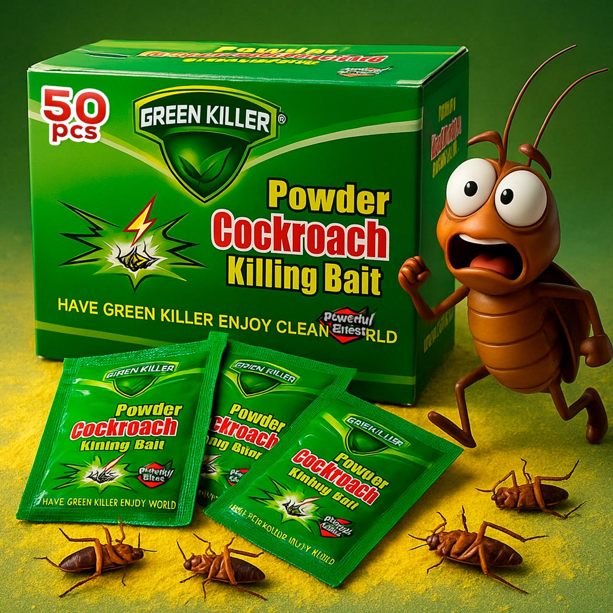 Miniatura 6 de Cebo en Polvo Mata Cucarachas GK01